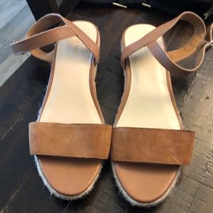 Nine West Allium Leather Espadrille Sandals